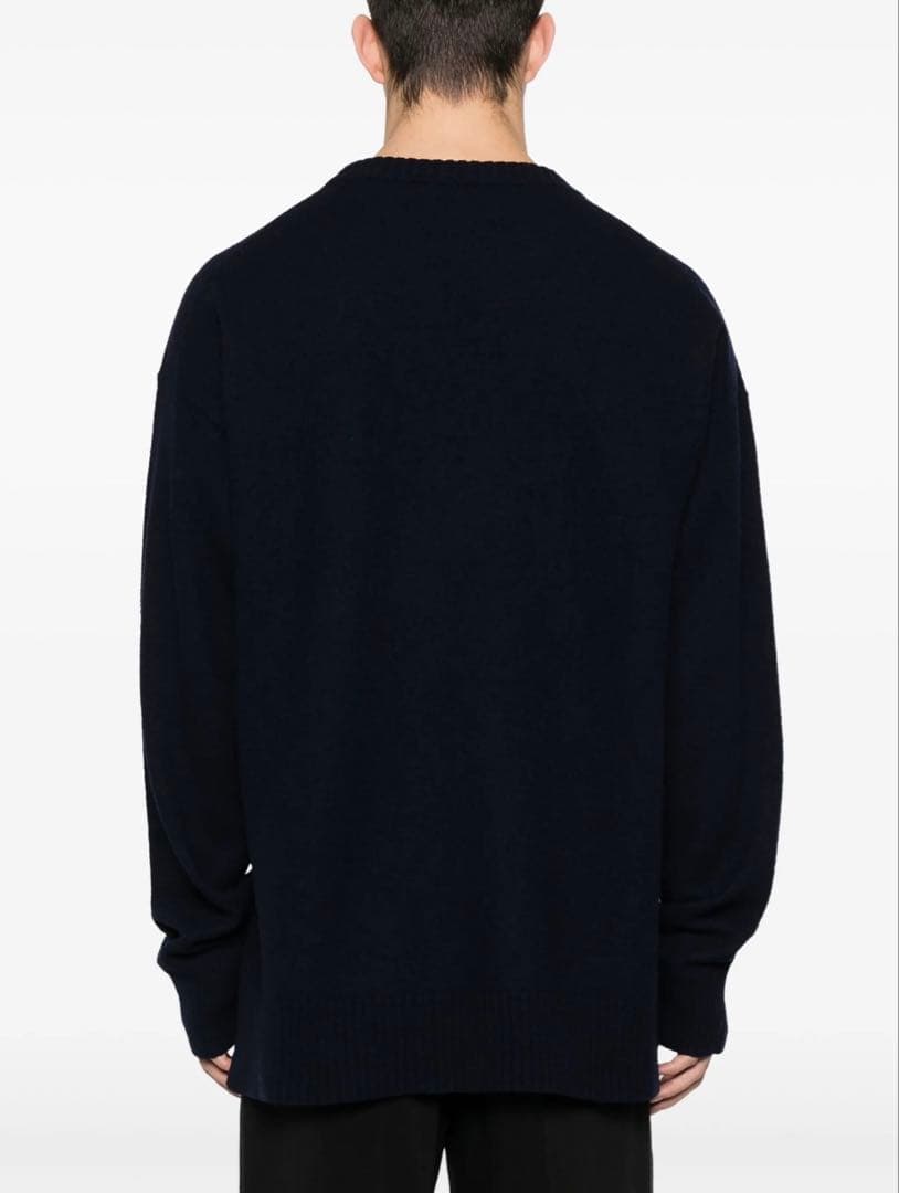 【タグあり】JIL SANDER Side Slit Wool Crewneck