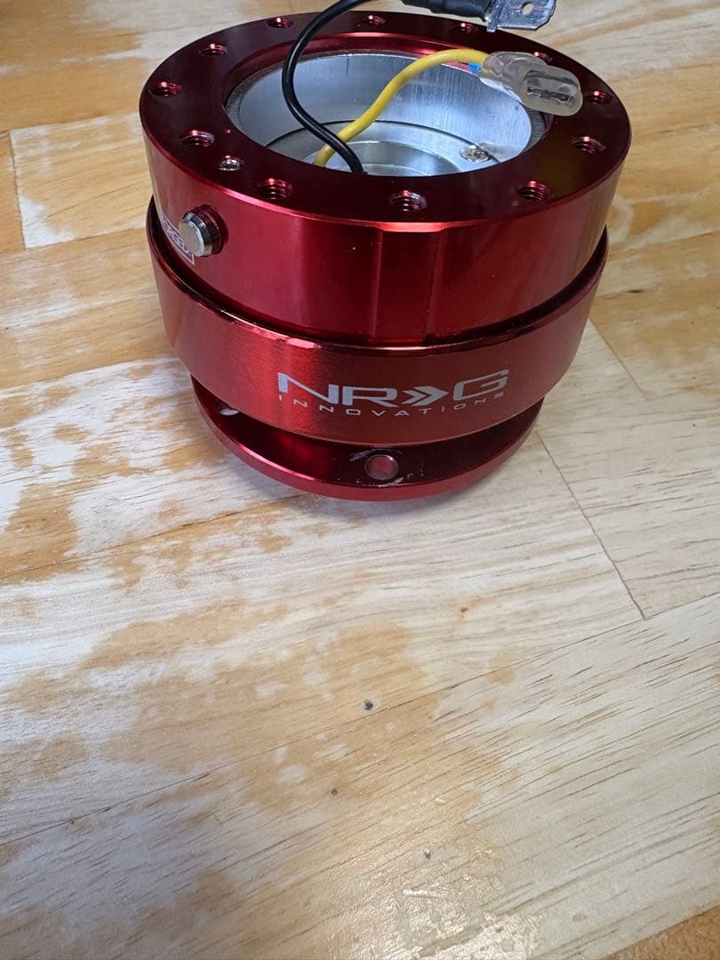 NRG ステアリングホイールハブアダプター レッド