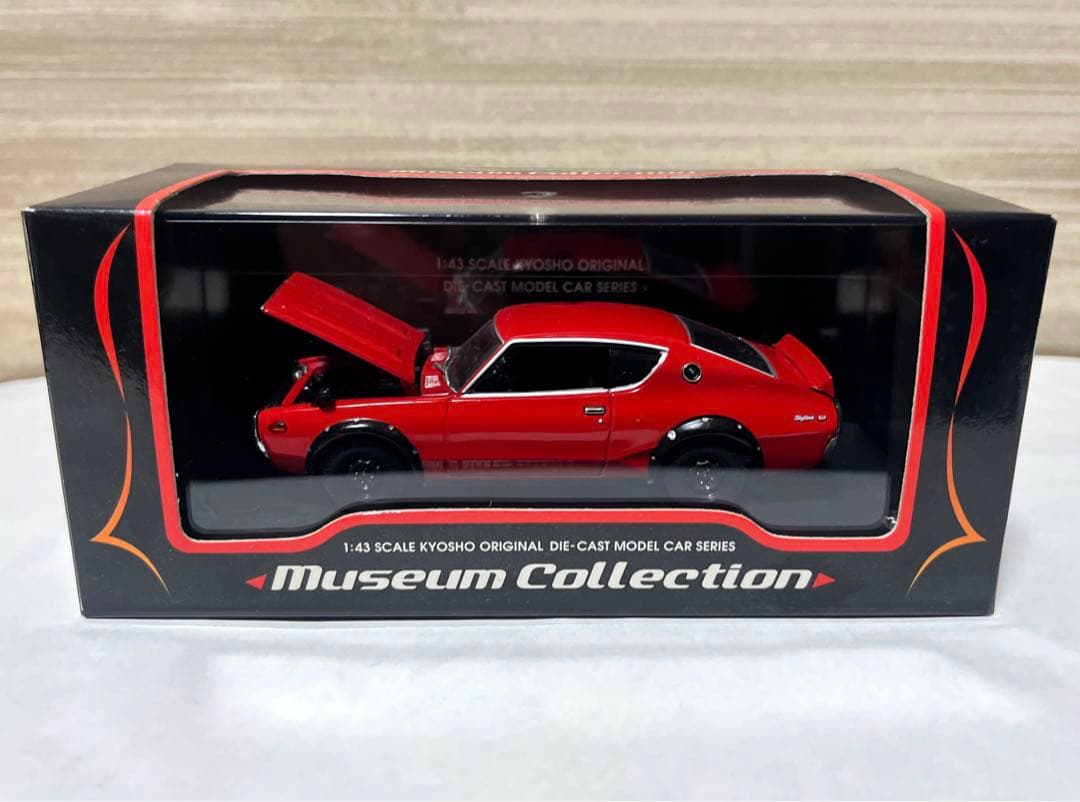 京商 1/43 日産 SKYLINE 2000GT-R KPGC110 赤