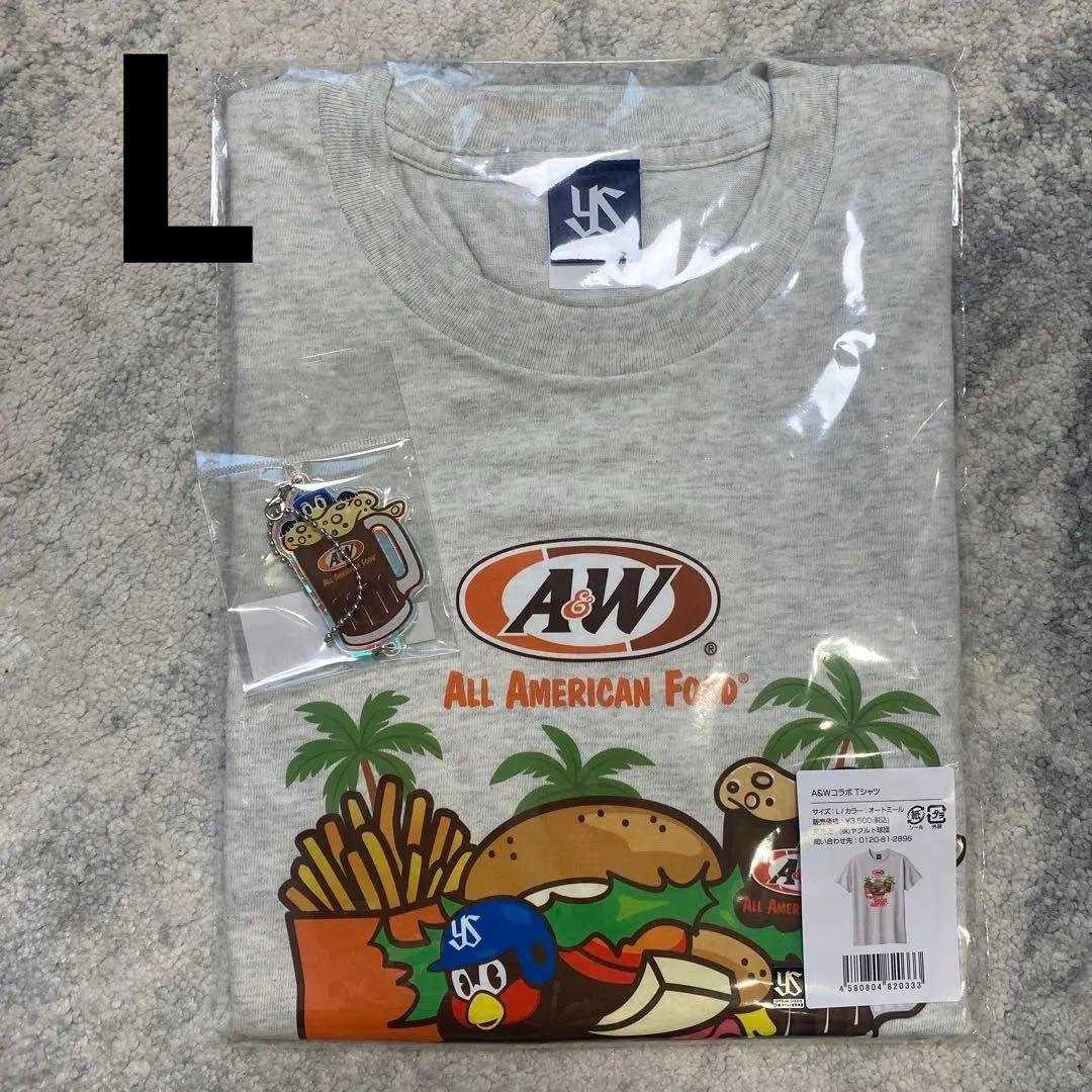 キャンプグッズ　A&WコラボTシャツ＆アクリルキーホルダー