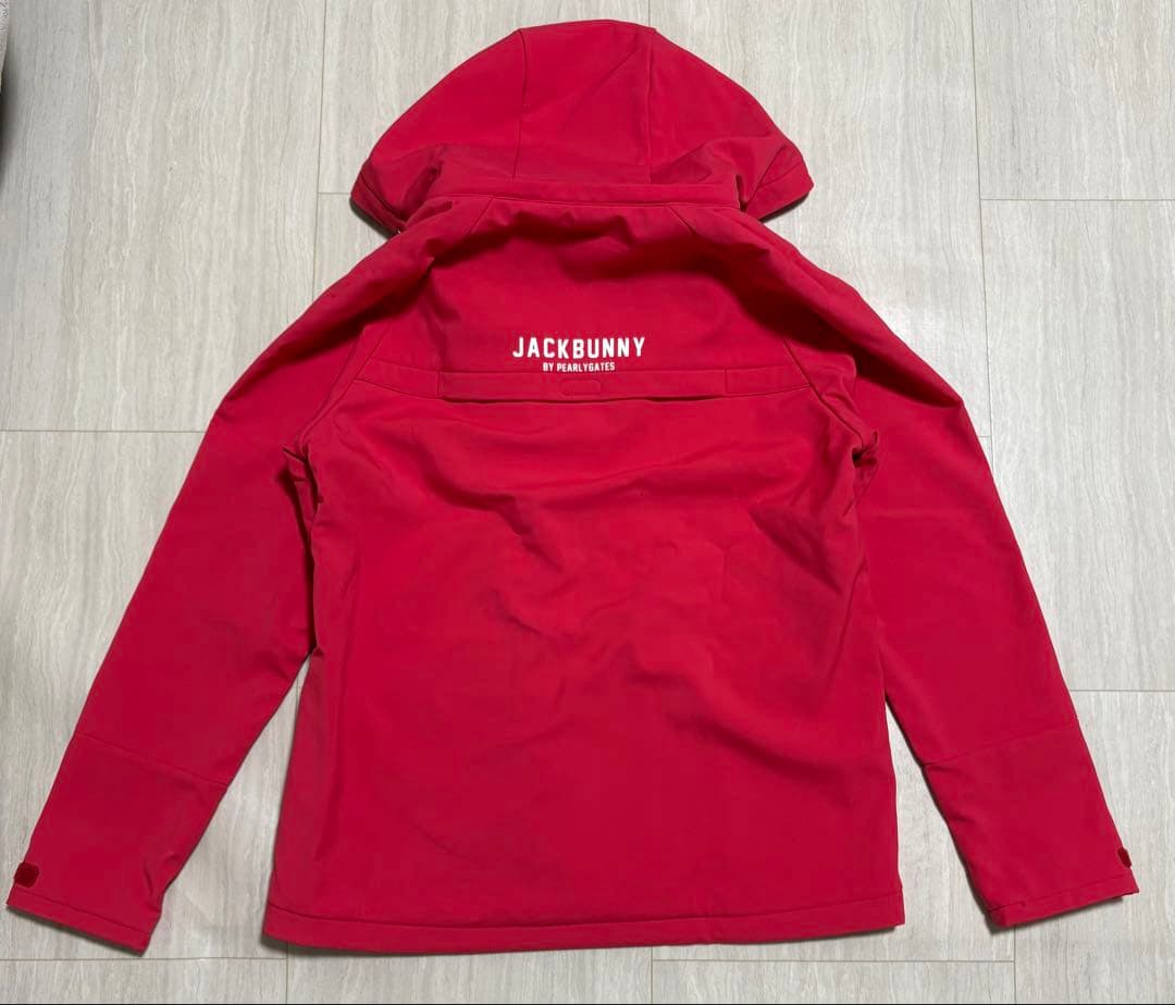 Jack Bunny 2WAYジャケット ピンク 裏起毛 フード取り外し可