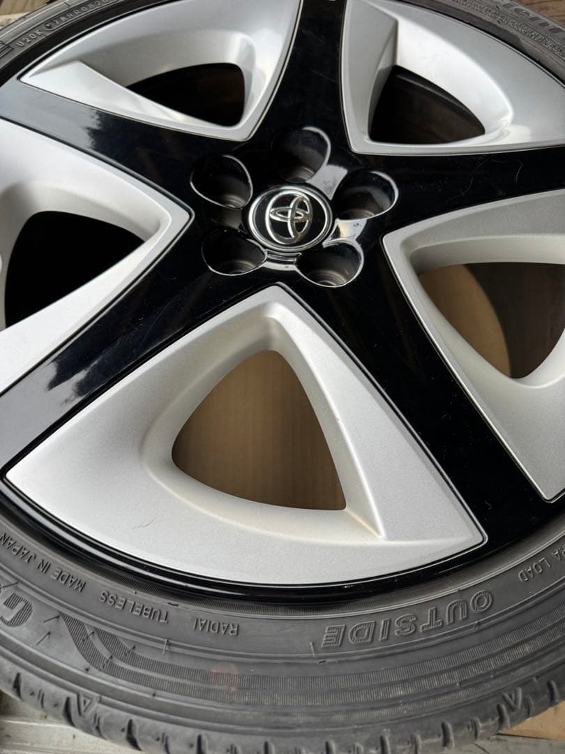 TOYOTA50Kプリウス純正17インチアルミホイールセットグットイヤーイーグル