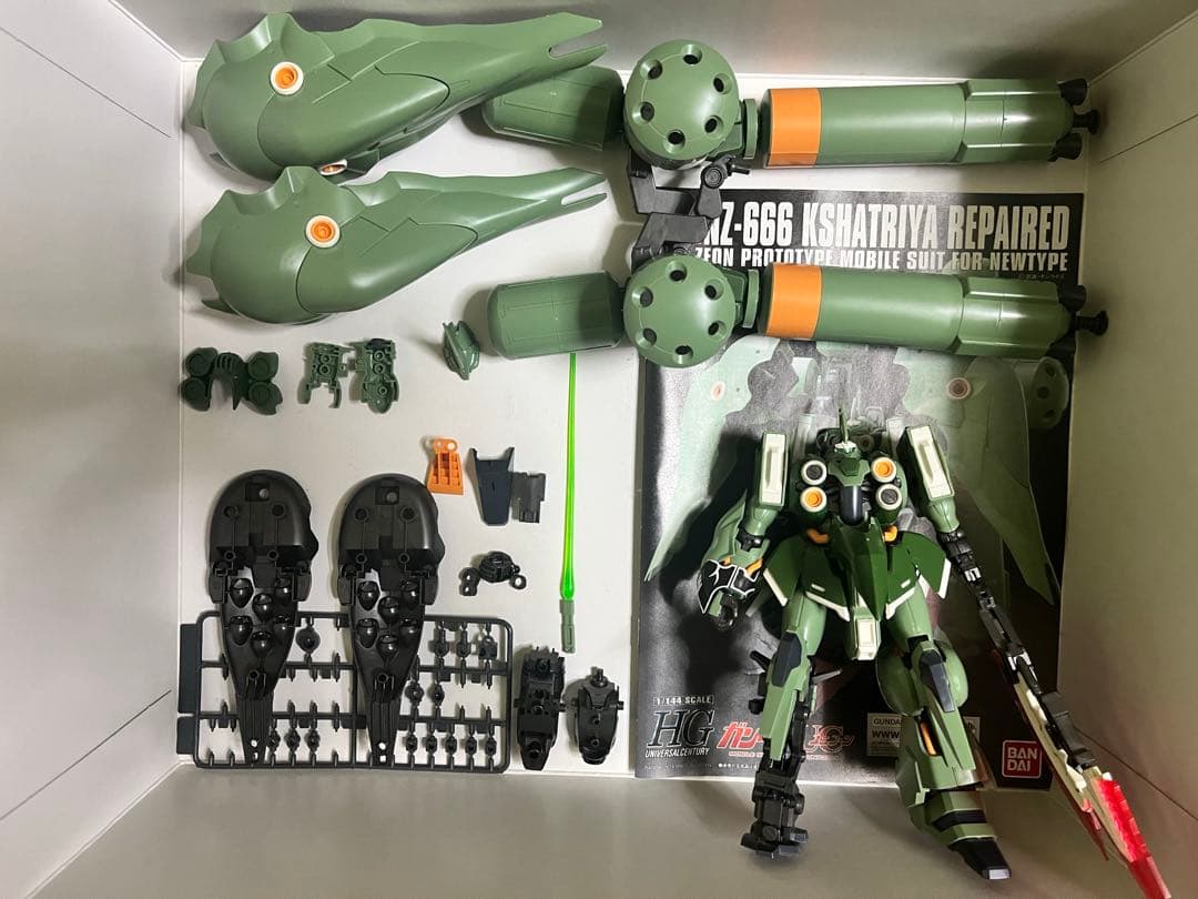 【素組・完成品】HG クシャトリヤ・リペアード