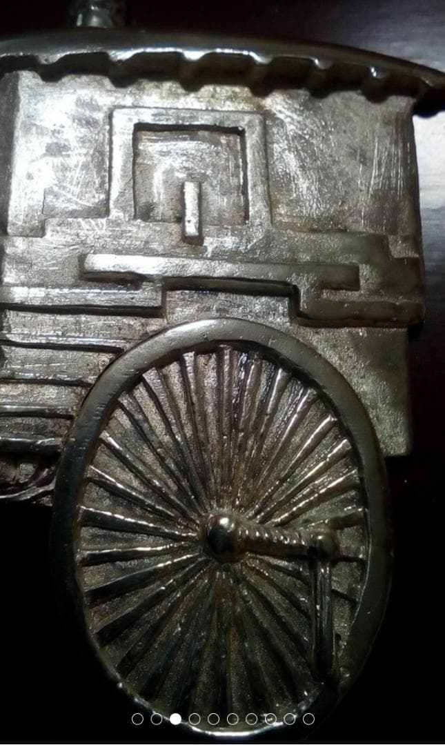 中国古玩純銀製飾り置物本物純銀と鑑定された激レア