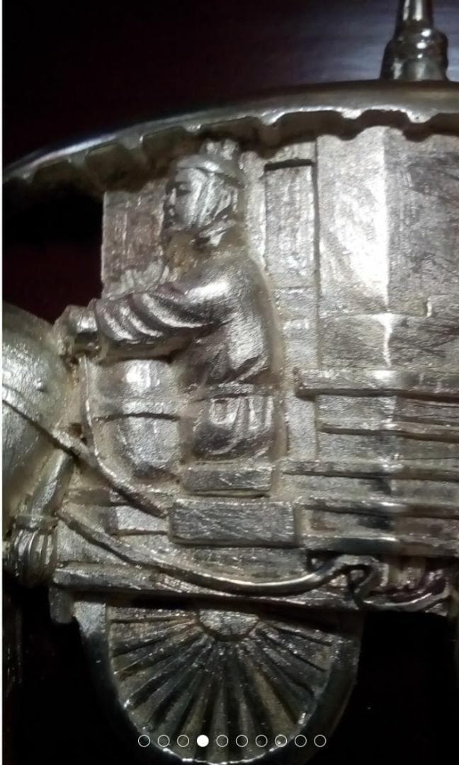 中国古玩純銀製飾り置物本物純銀と鑑定された激レア