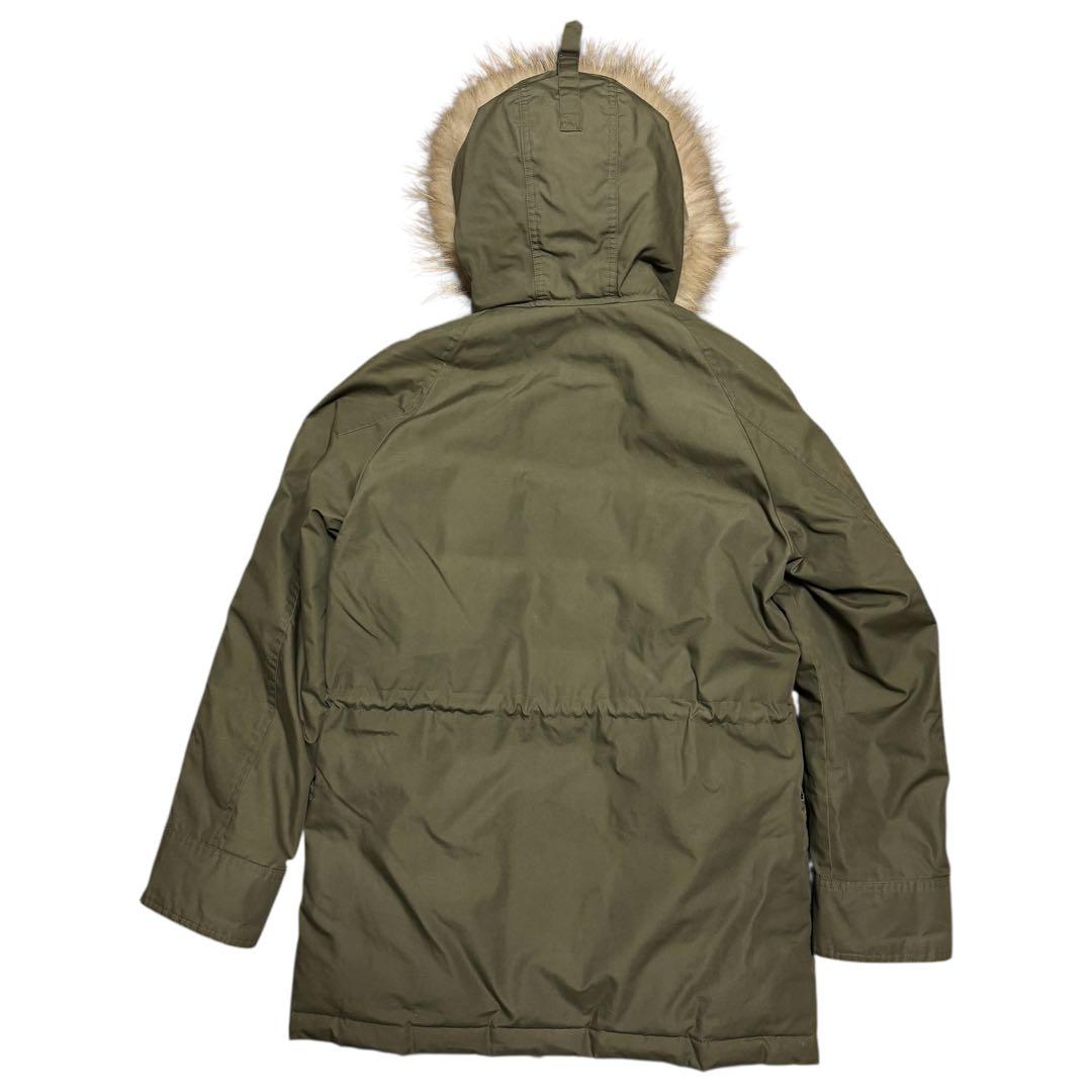 西川×nano・universe 西川ダウンナイロンN-3B カーキグリーン M