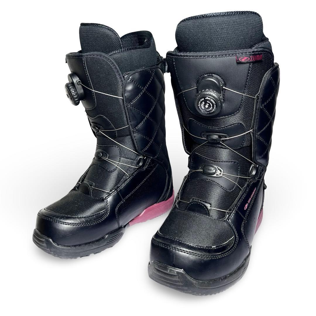 きゃん♪極美品✨ZUMA レディース スノボブーツ ダイアル式 25.0