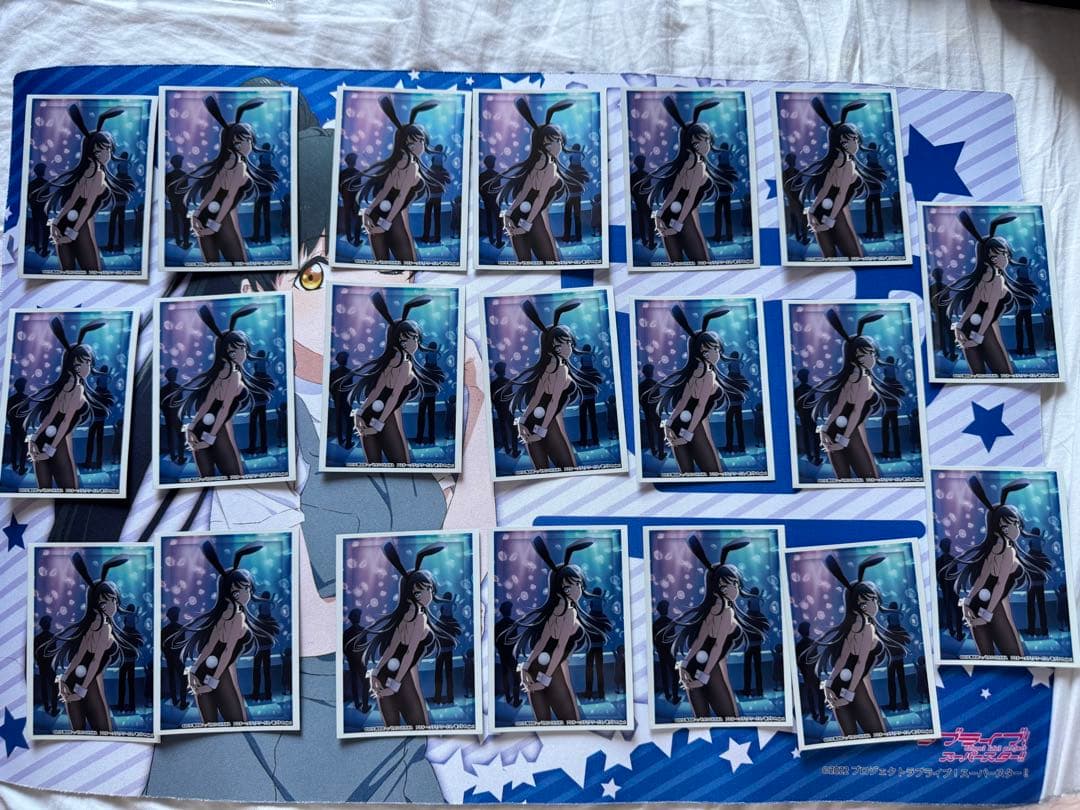 青ブタ　桜島麻衣　バニーガール　スリーブ　60枚セット