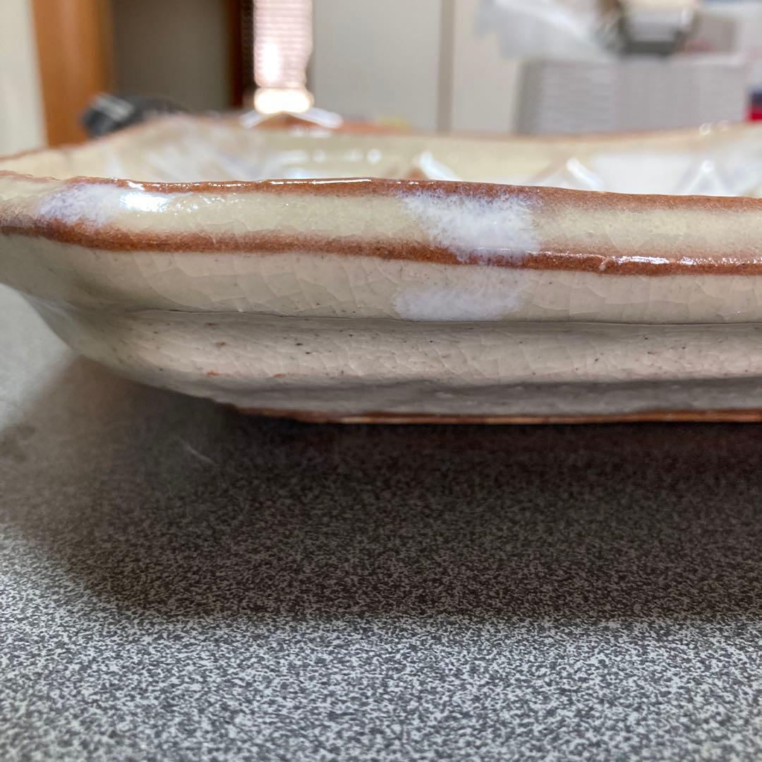 萩焼　金地博正作　お皿