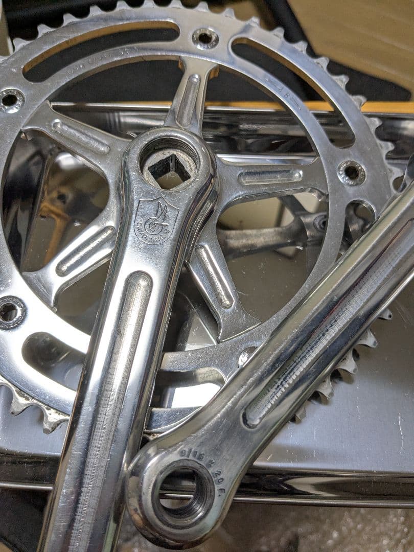 激レア ピスト Campagnolo Pista クランクセット 165mm