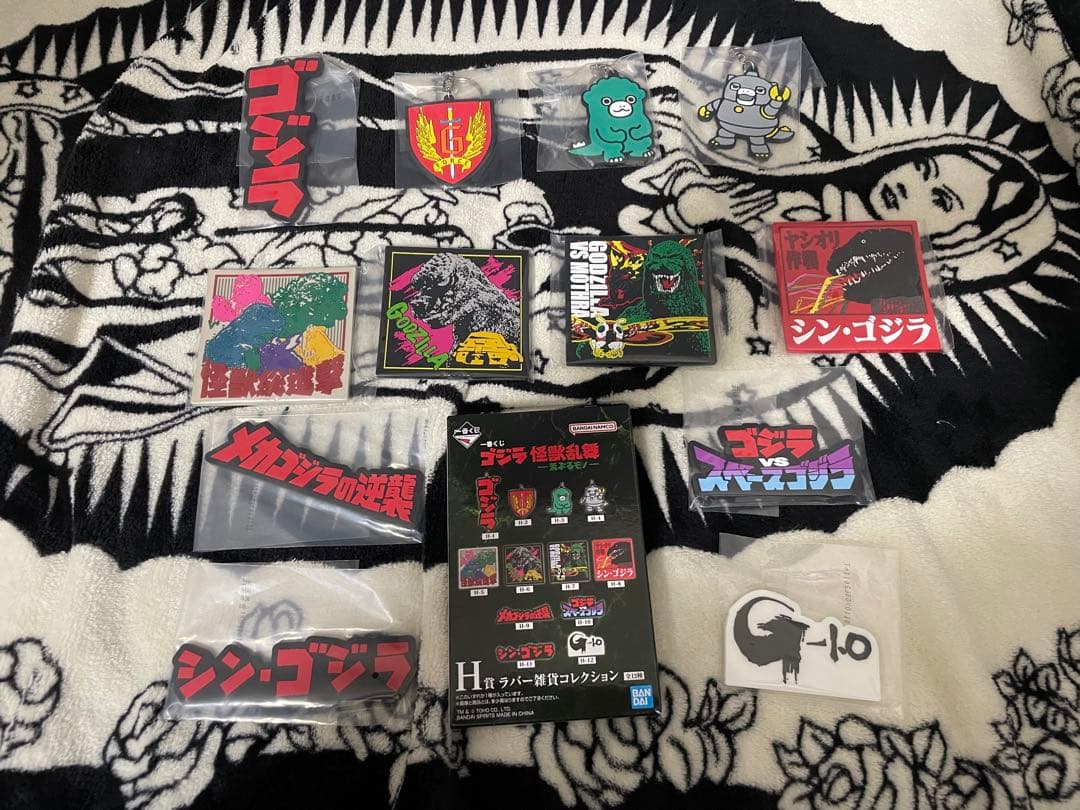 一番くじ ゴジラ 怪獣乱舞〜荒ぶるモノ〜B賞、C賞、D賞ラストワンセット+オマケ