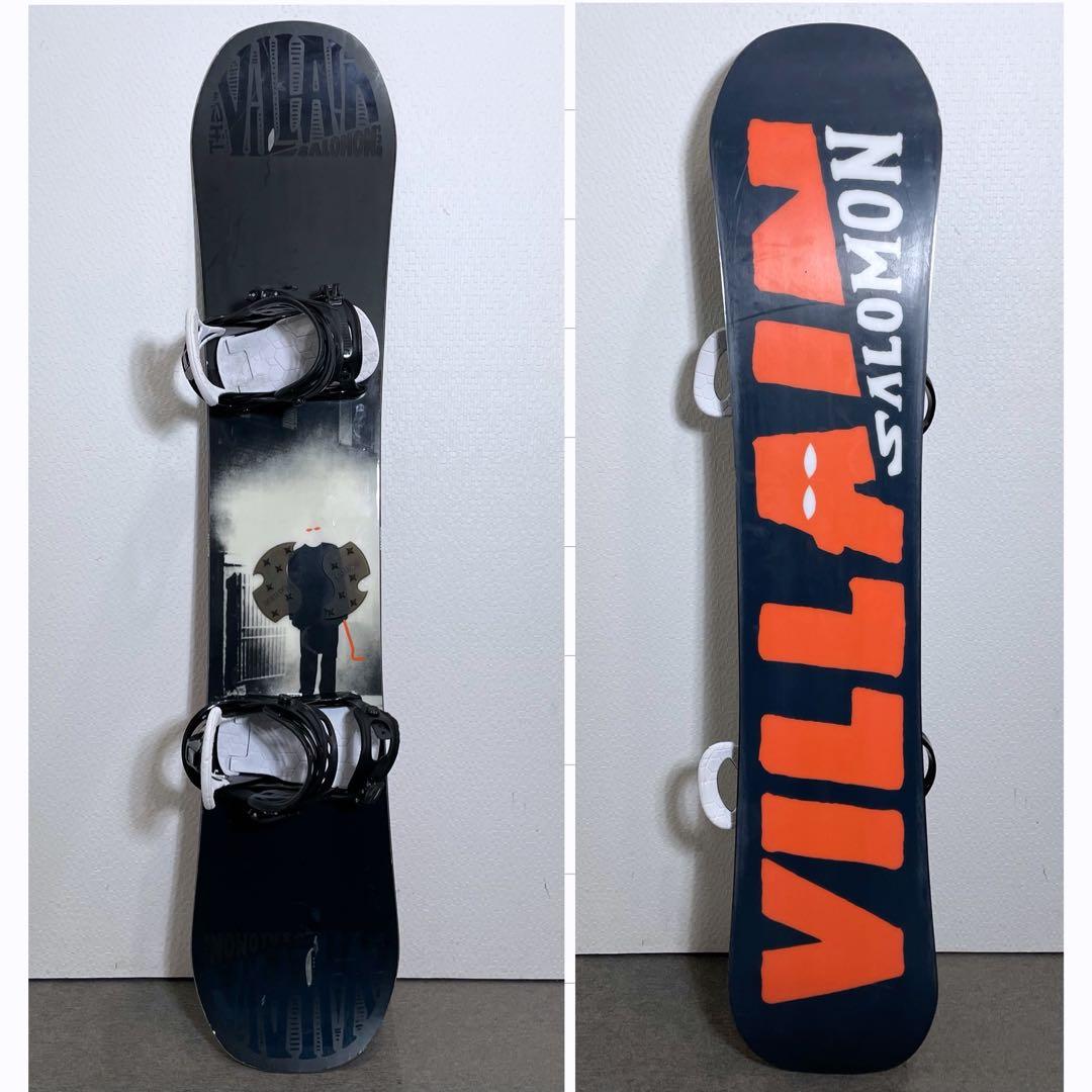 SALOMON VILLAIN 138　BURTON バイン付 スノーボード