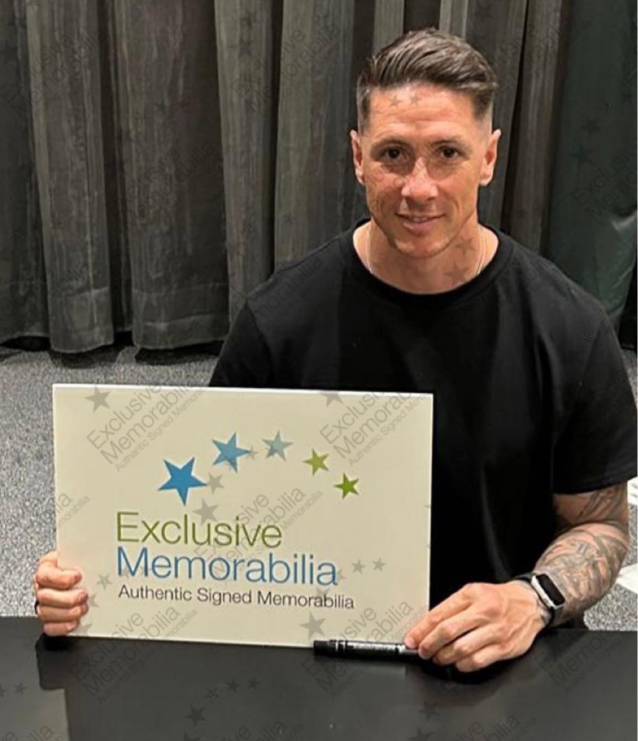 【証明書付】トーレス 直筆サイン A3サイズ