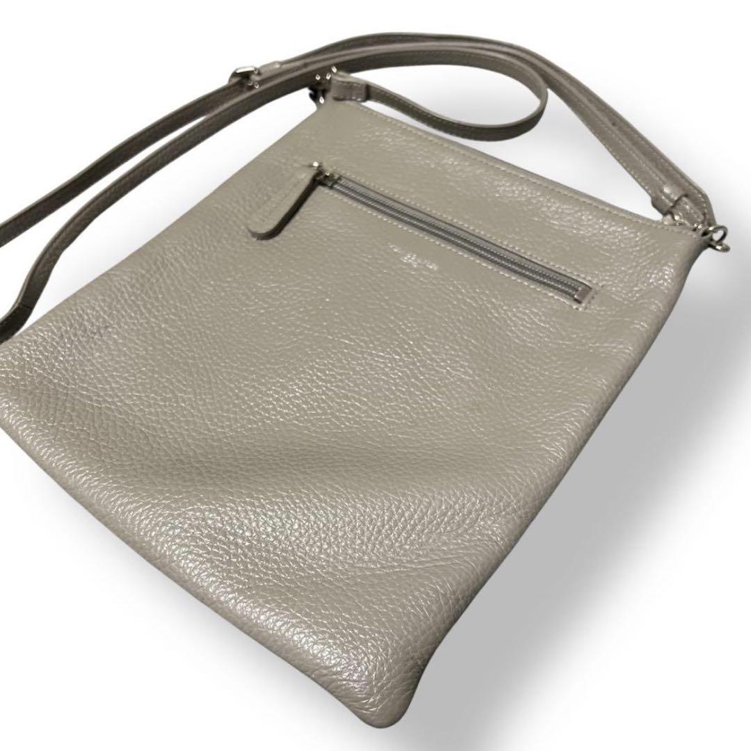 【美品】サロンドアルファード スマイルプチポシェット 本革 ショルダー