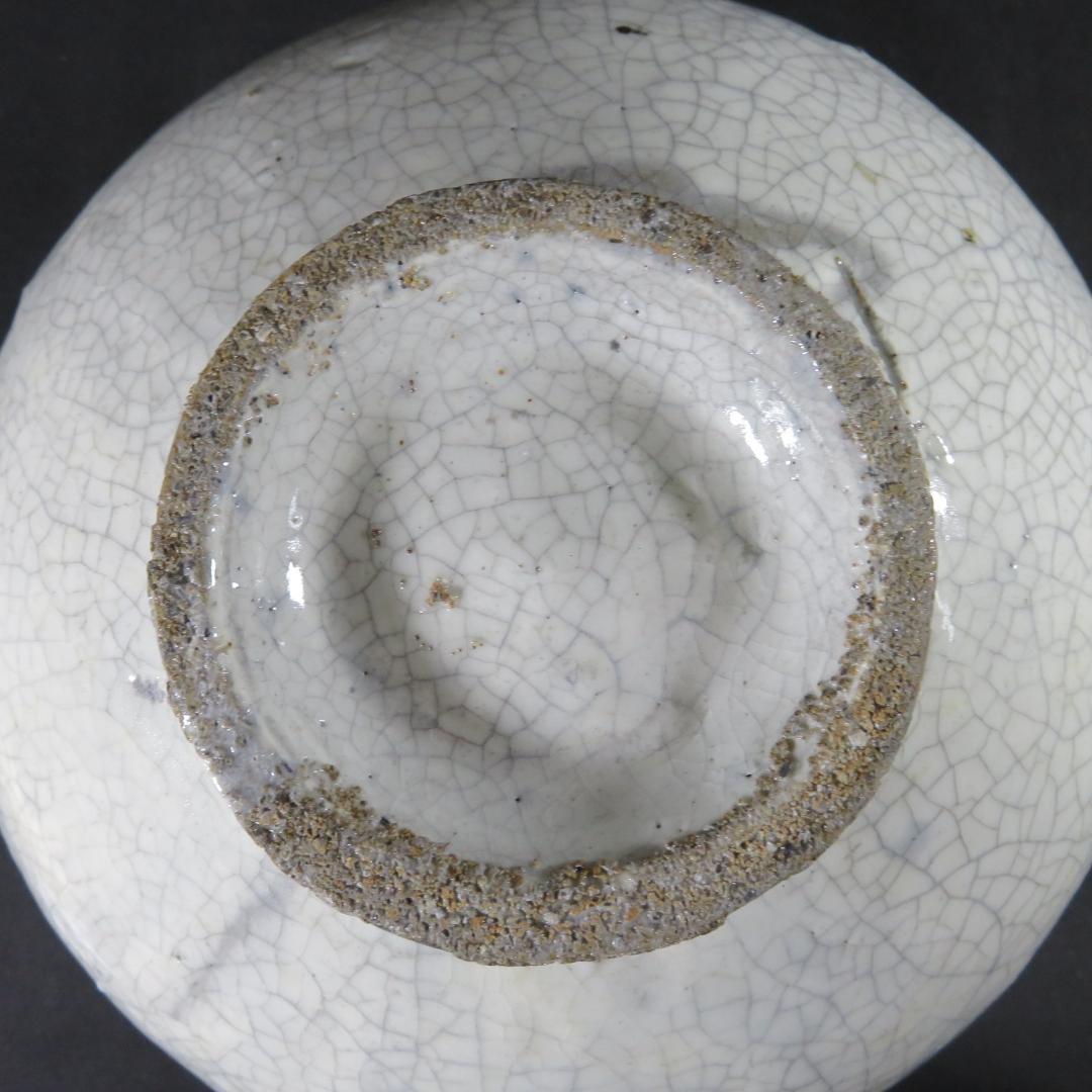 唐津 水指 水差 絵粉引き 七代目 江口宗山 茶道具 茶の湯 共箱 木箱