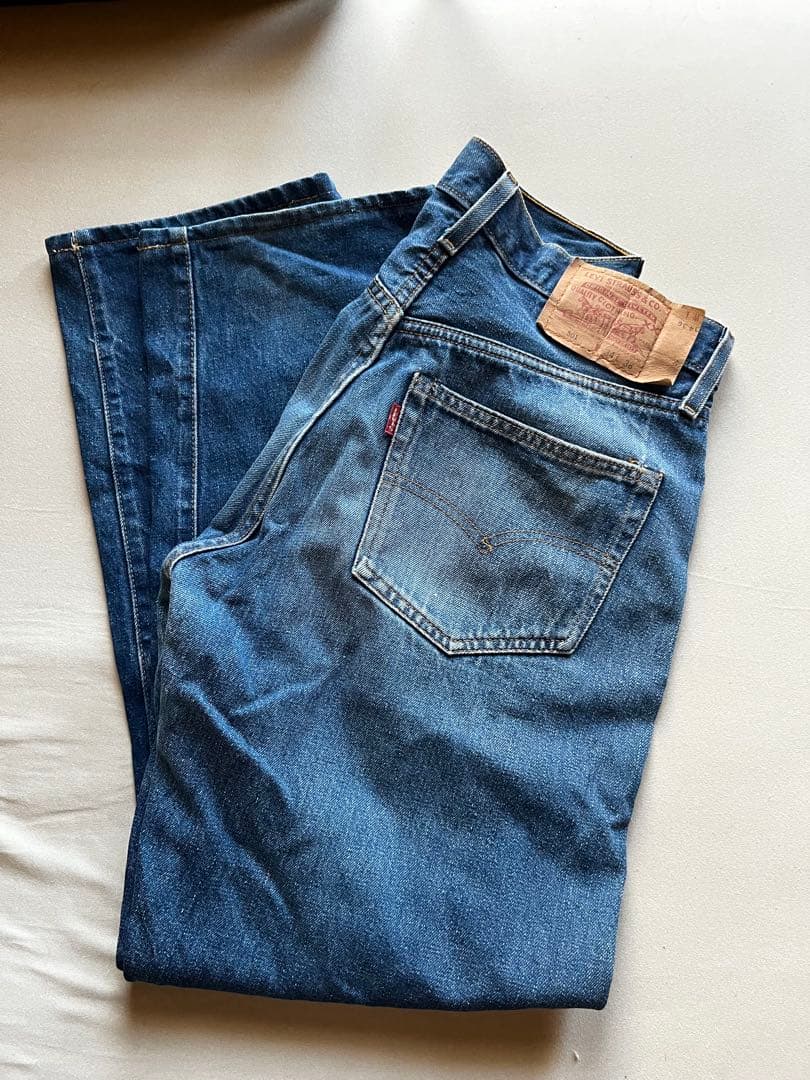 リーバイス　501 ビッグE 赤耳　USA製　ボタン裏刻印555 110周年