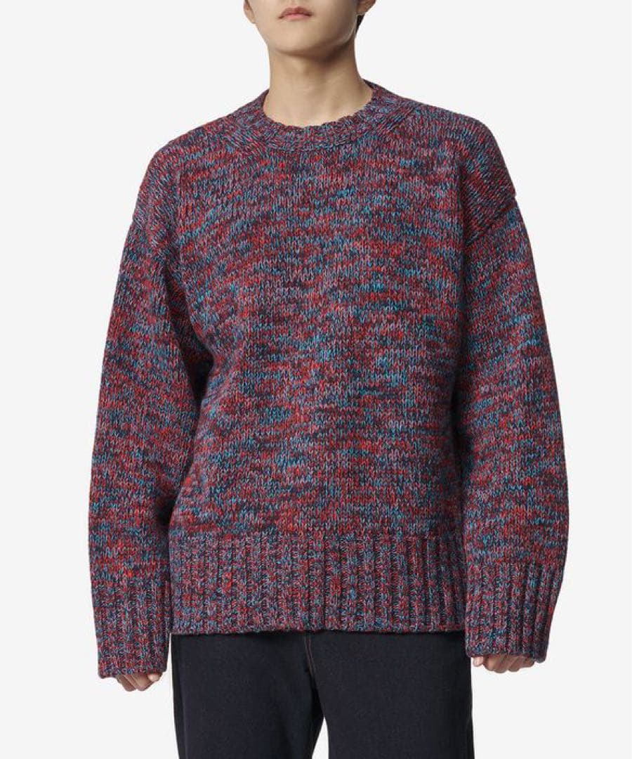 【新品】《JIL SANDER》CREW NECK WOOL KNIT