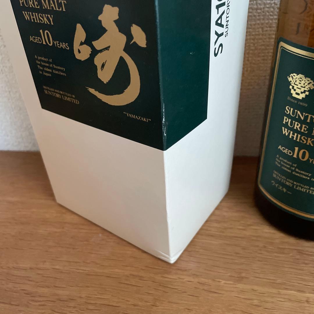 egpp007 サントリー 山崎10年 ピュアモルトウイスキー　グリーン