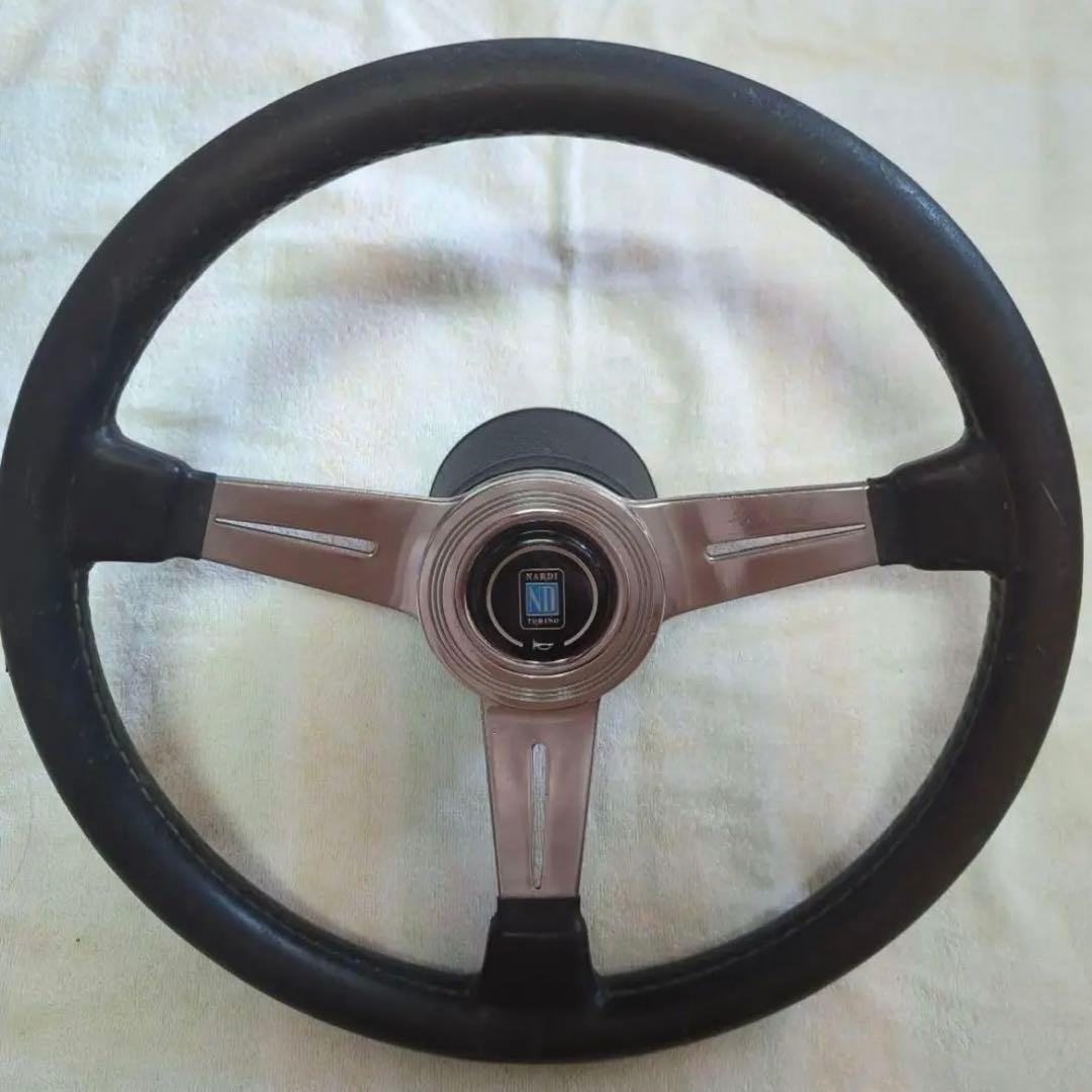 【当時物·貴重】ナルディ NARDI クラシック 36φ レザーステアリング