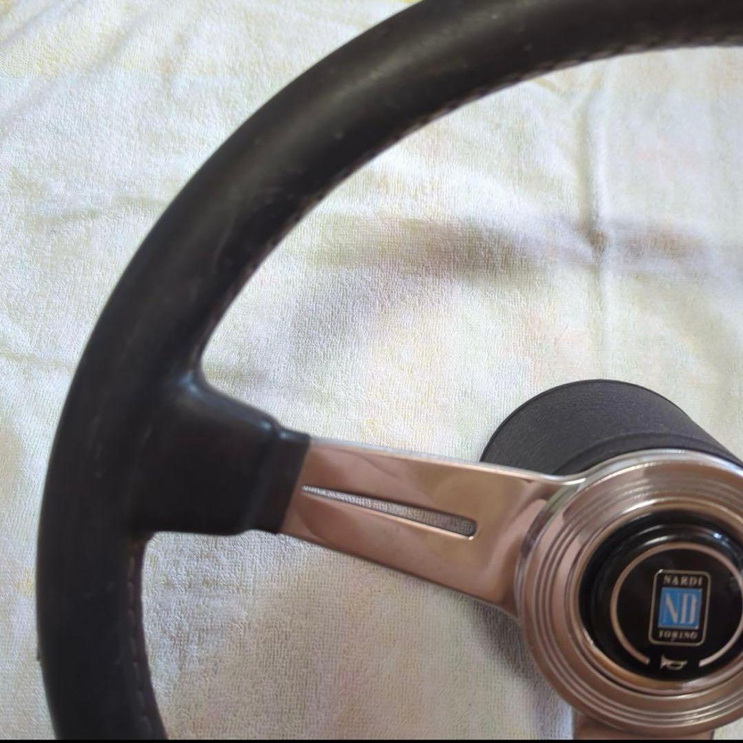 【当時物·貴重】ナルディ NARDI クラシック 36φ レザーステアリング