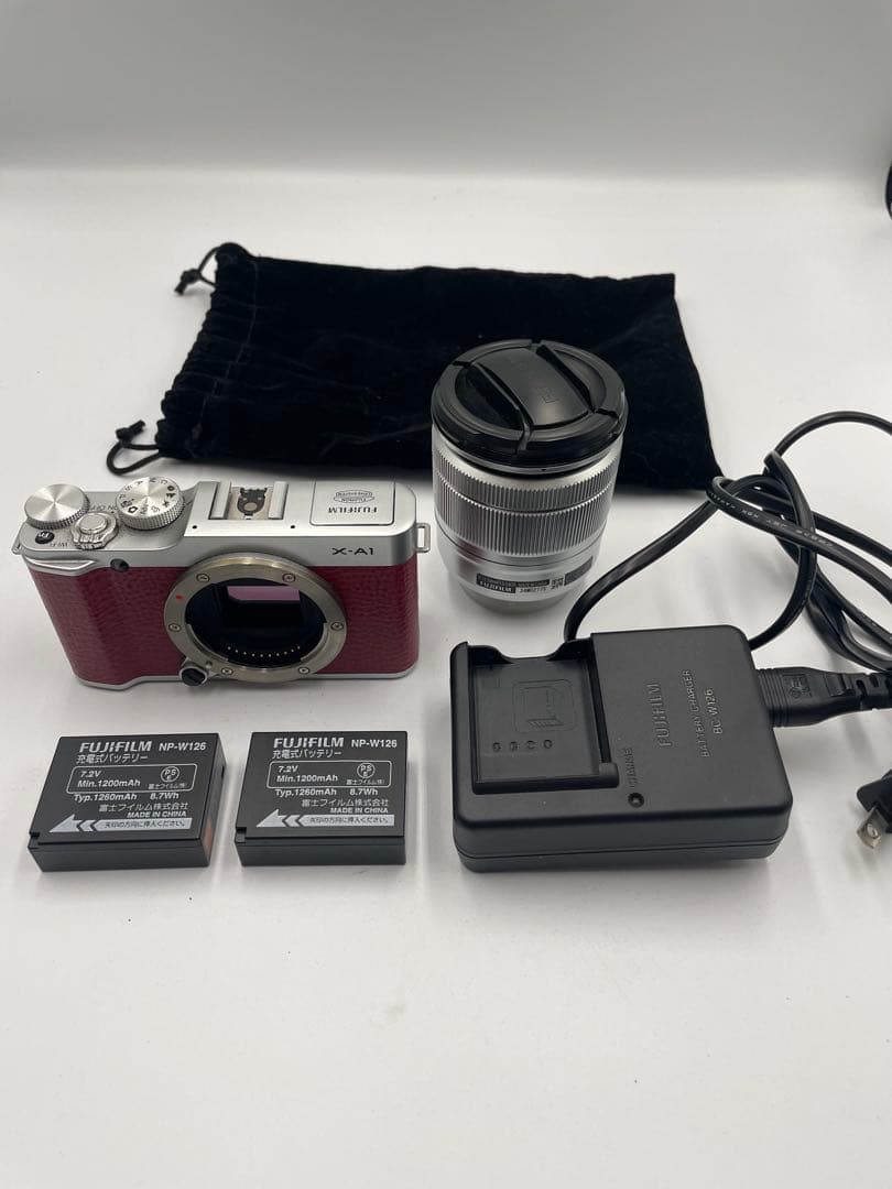 FUJIFILM X-A1 標準ズームレンズセット レッド