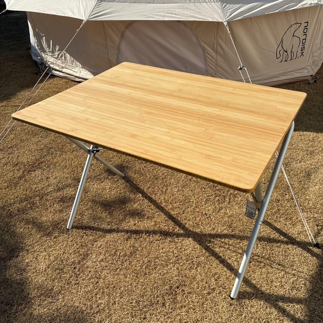 【美品】【旧モデル】スノーピーク ワンアクションテーブル竹 LV-010T 廃盤