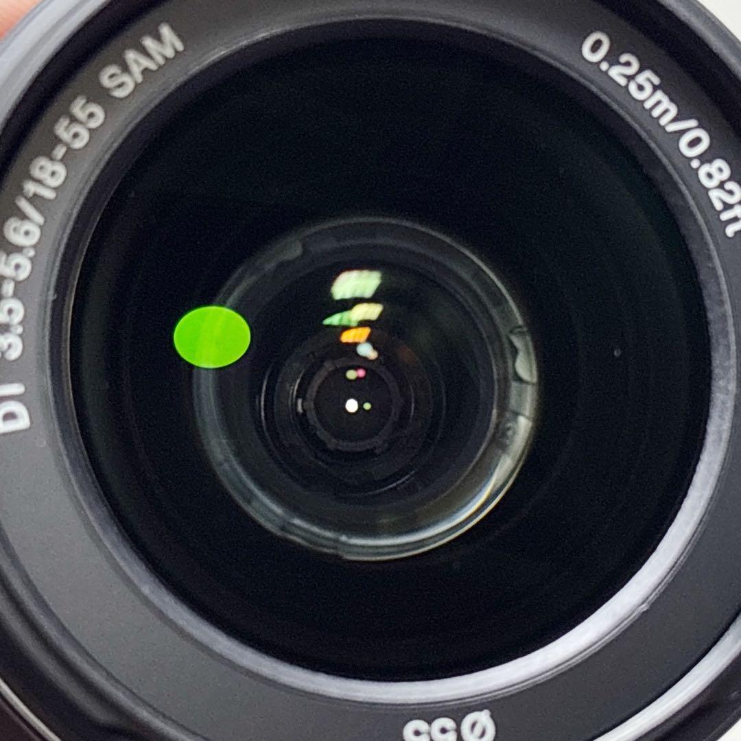動作確認済 美品 SONY DSLR-A100 α100 18-55mm レンズ