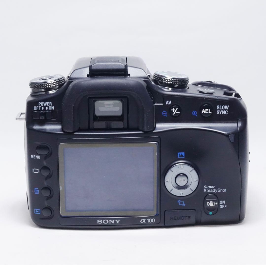動作確認済 美品 SONY DSLR-A100 α100 18-55mm レンズ