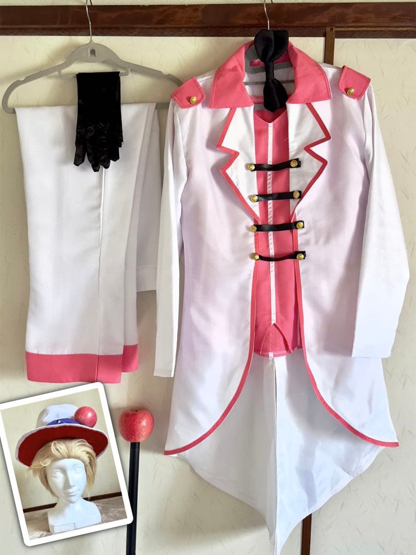 ハズビンホテル/ルシファー/コスプレ衣装【ウィッグ/帽子/杖 付】