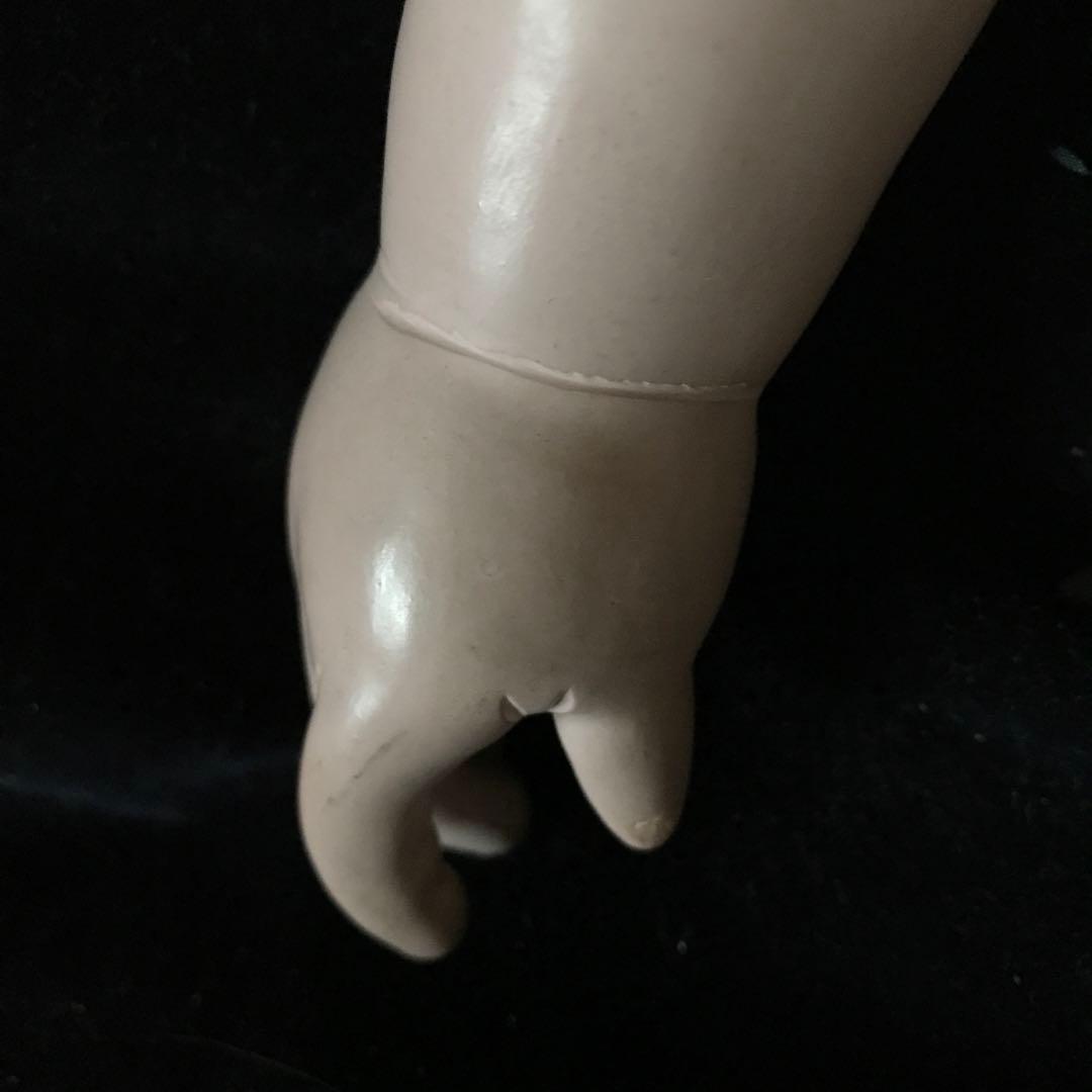 市松人形　初代東光　朱印　18号　大きな抱き人形