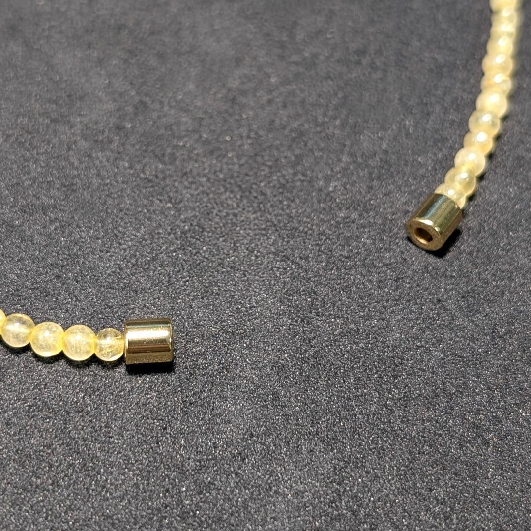 K18一粒×ゴールドルチル 贅沢3WAYジュエリー／金運・開運パワーストーン