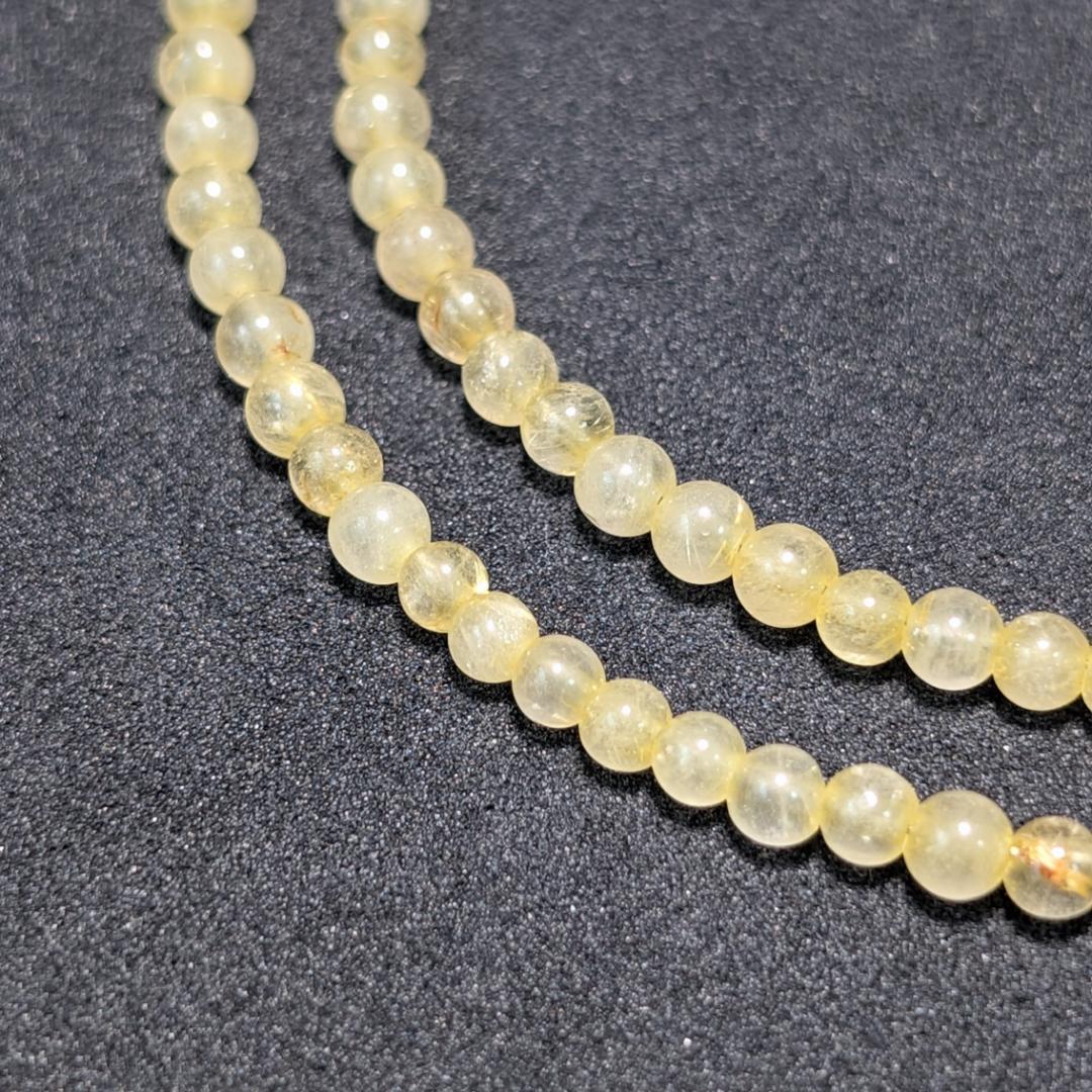 K18一粒×ゴールドルチル 贅沢3WAYジュエリー／金運・開運パワーストーン