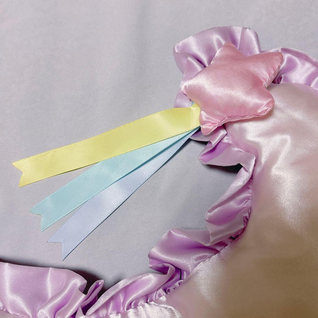 サンリオ　キキララ　お月様　クッション　ラベンダー　パステルカラー