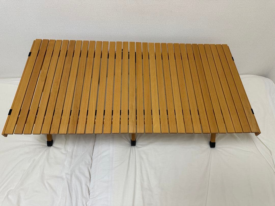 Hilander　ハイランダー 　ウッドロールトップテーブル 折りたたみ 120