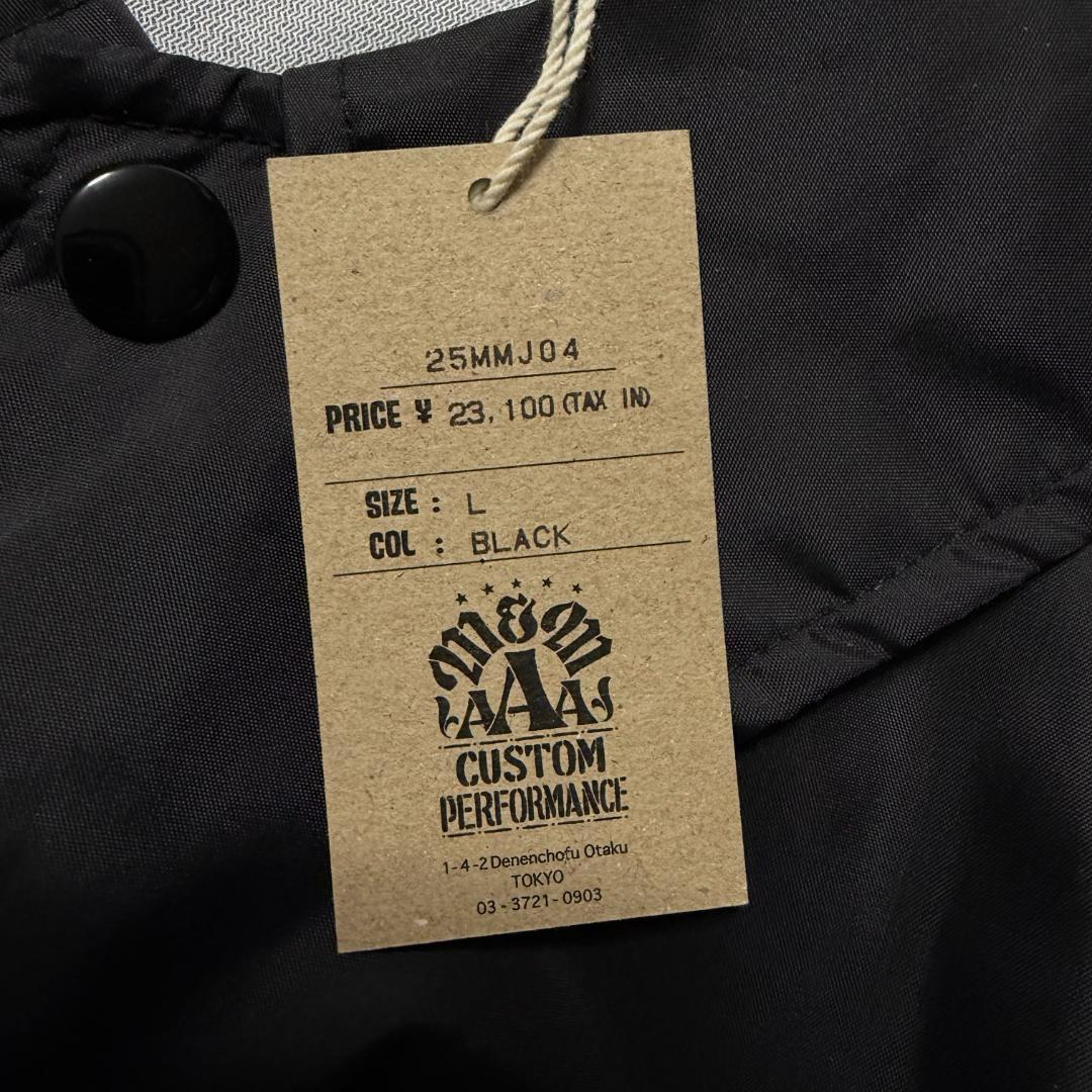 ひ*ゆ様 M&M Coach Jaket　コーチジャケット　ブラック　Lサイズ