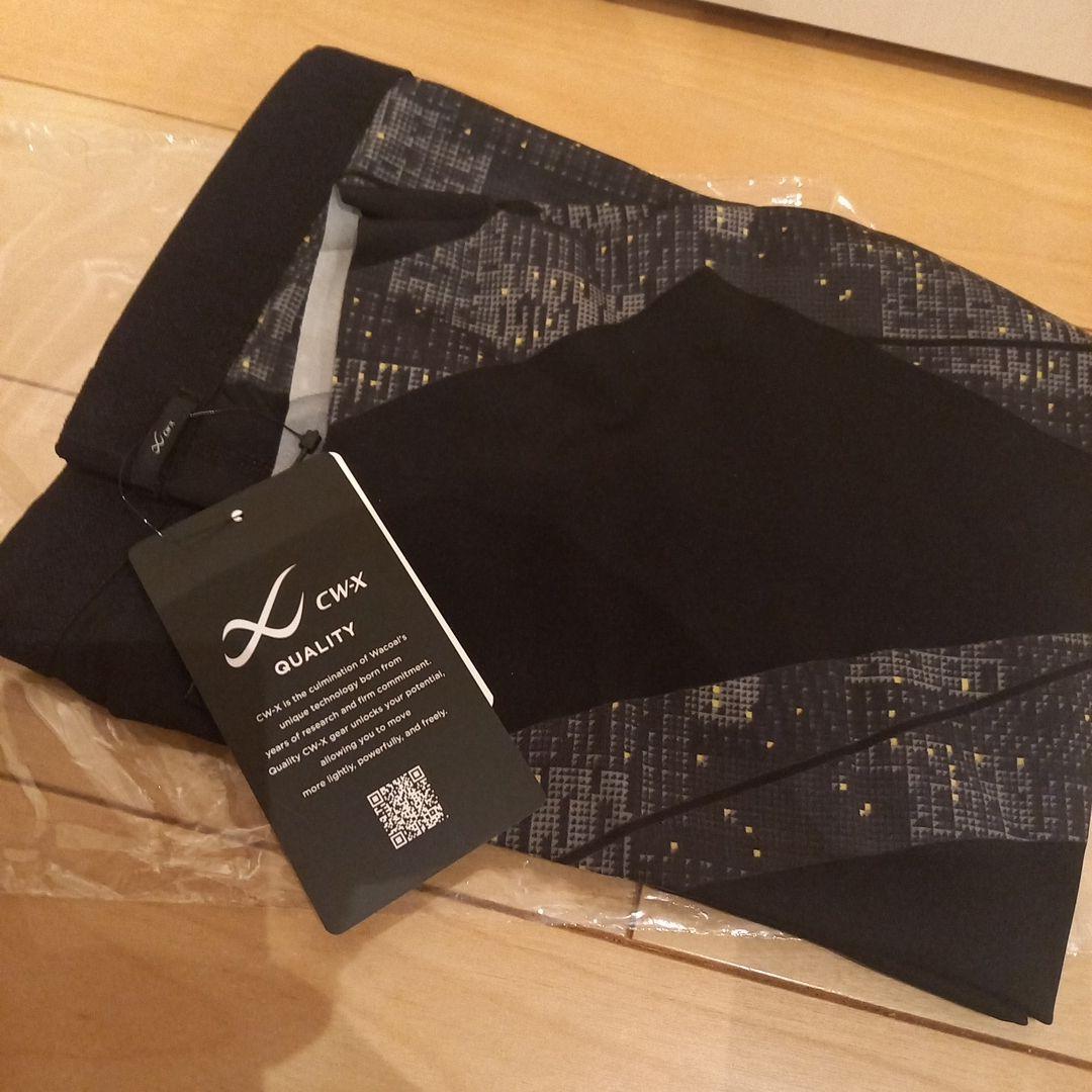 CW-X タイツ 黒/グラフィック