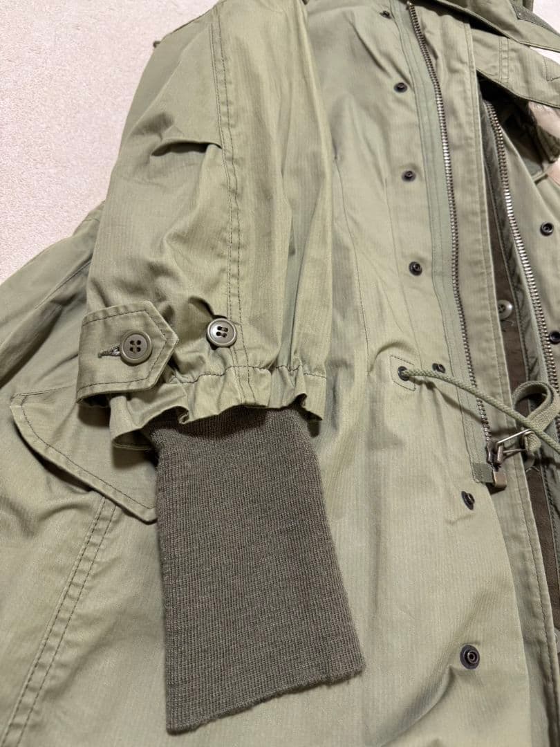 ジュンヤワタナベコムデギャルソン ファー付きモッズコート