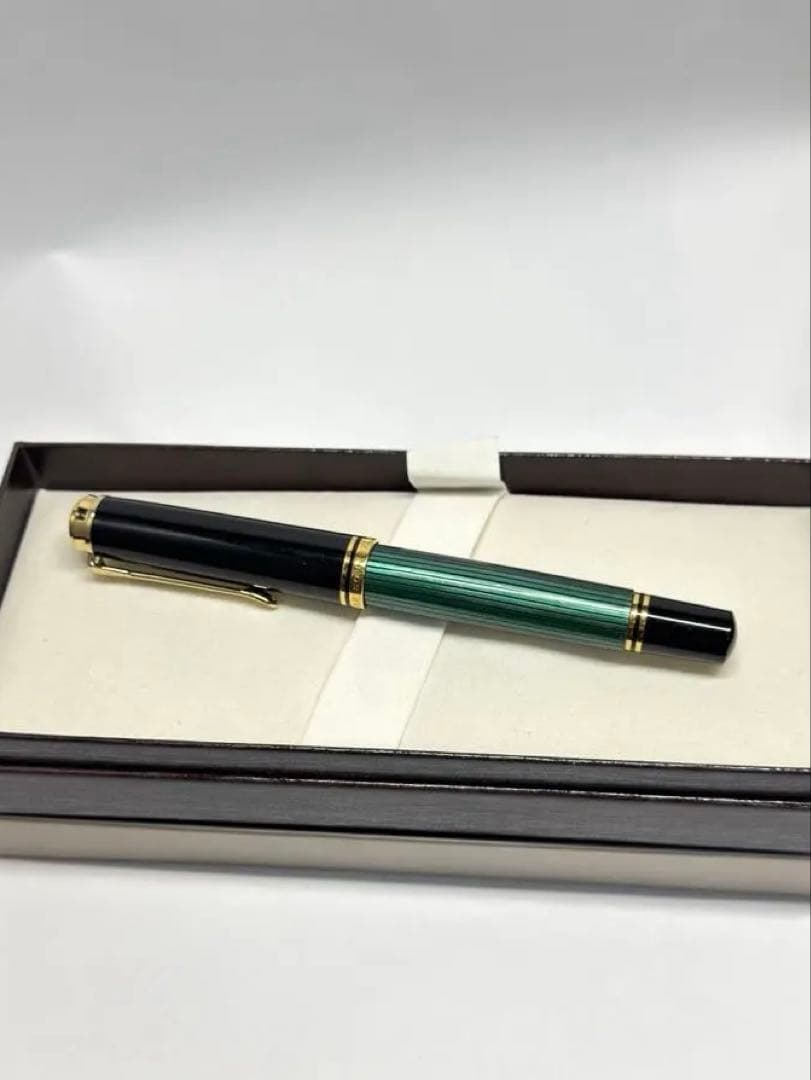 ペリカン　スーべレーン　18C-750 M M800 グリーンストライプ