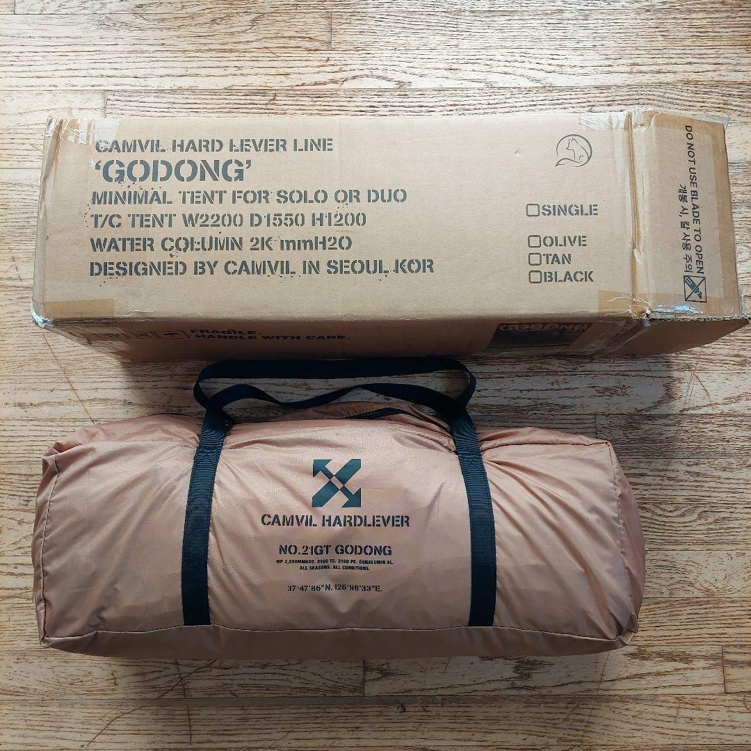CAMVIL GODONG テント W2200 D1550 H1200