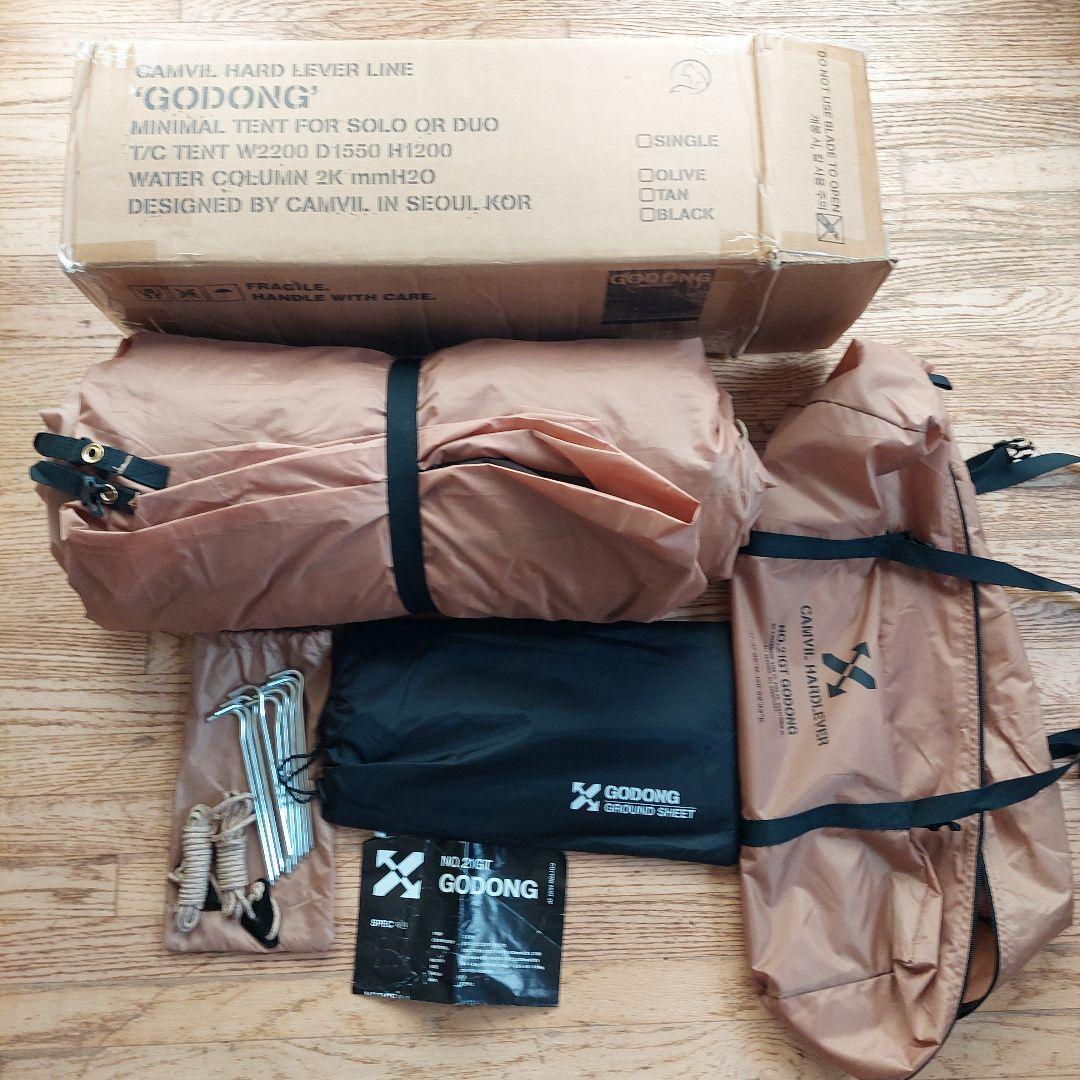 CAMVIL GODONG テント W2200 D1550 H1200