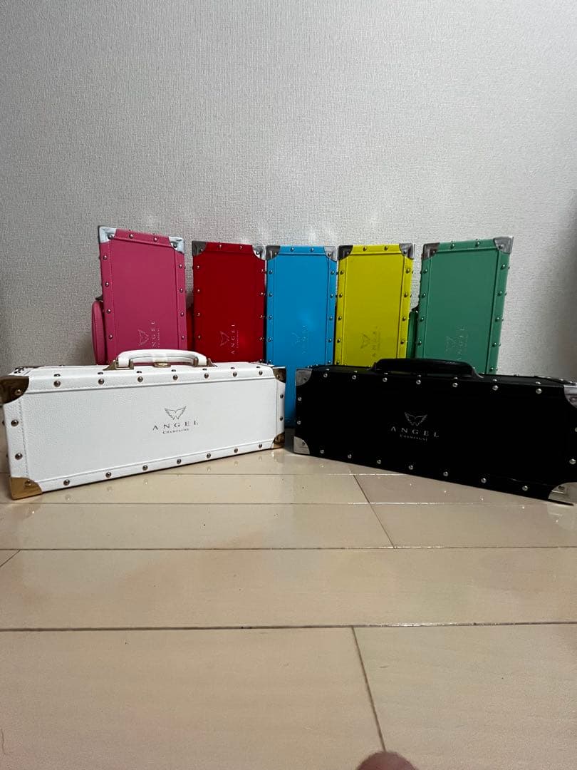 ANGEL シャンパントランク型収納ボックス 7色セット