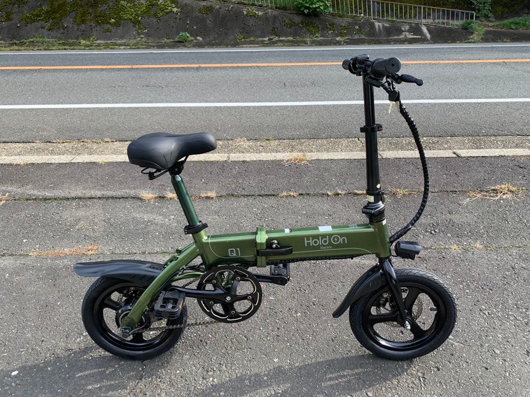 【即乘】送料無料Hold On 折り畳み電動自転車 Q1 7.5Ah動作確認済