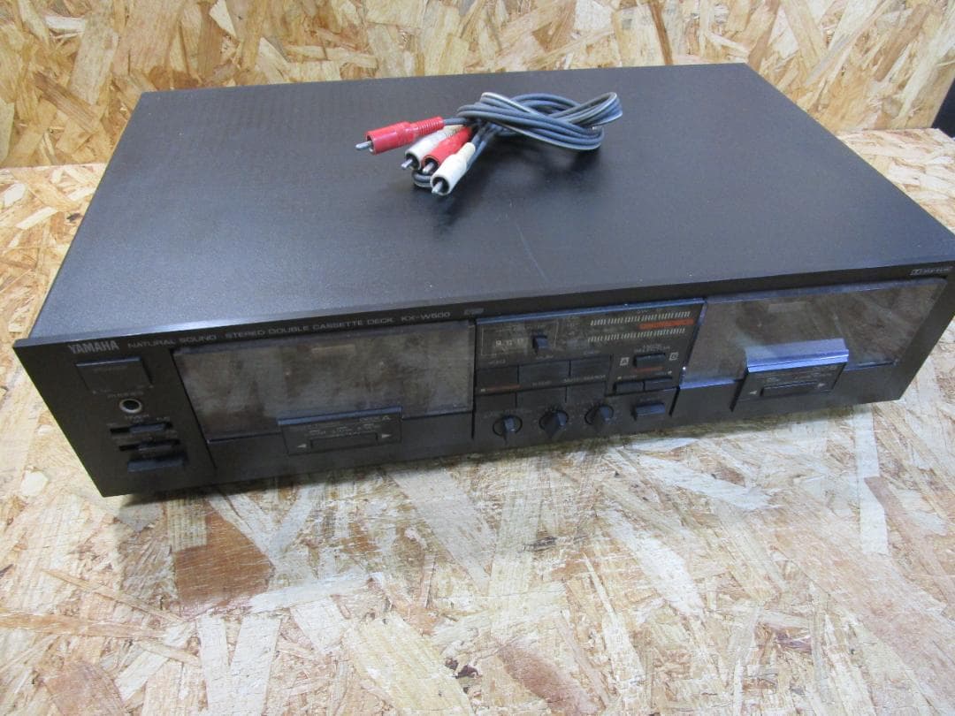（希少・動作品）ヤマハカセットデッキKX-W500　ダブルリバースカセットデッキ