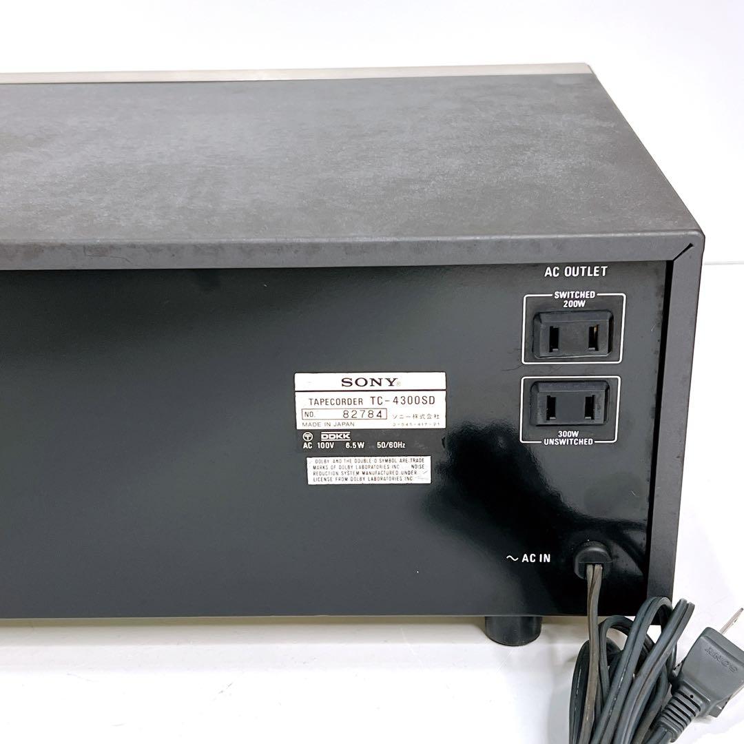 【良品・動作品】 SONY TC-4300SD カセットデッキ