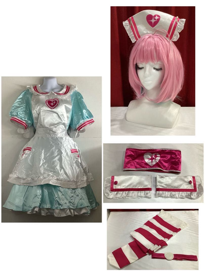 【コスプレ問屋製】デレマス　夢見りあむ　メンズL　コスプレ衣装　F-0323★