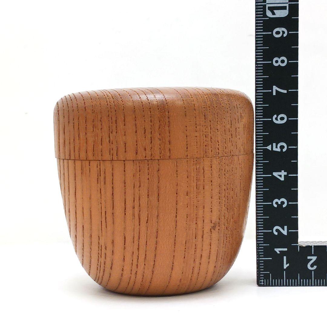 Y3380-3 茶道具 木製 中棗 醍醐寺 共箱　う