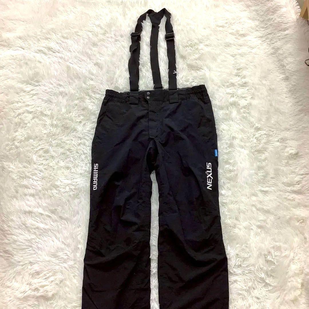 シマノ フィッシングパンツ NEXUS サスペンダー XL 防寒 ウェア 黒