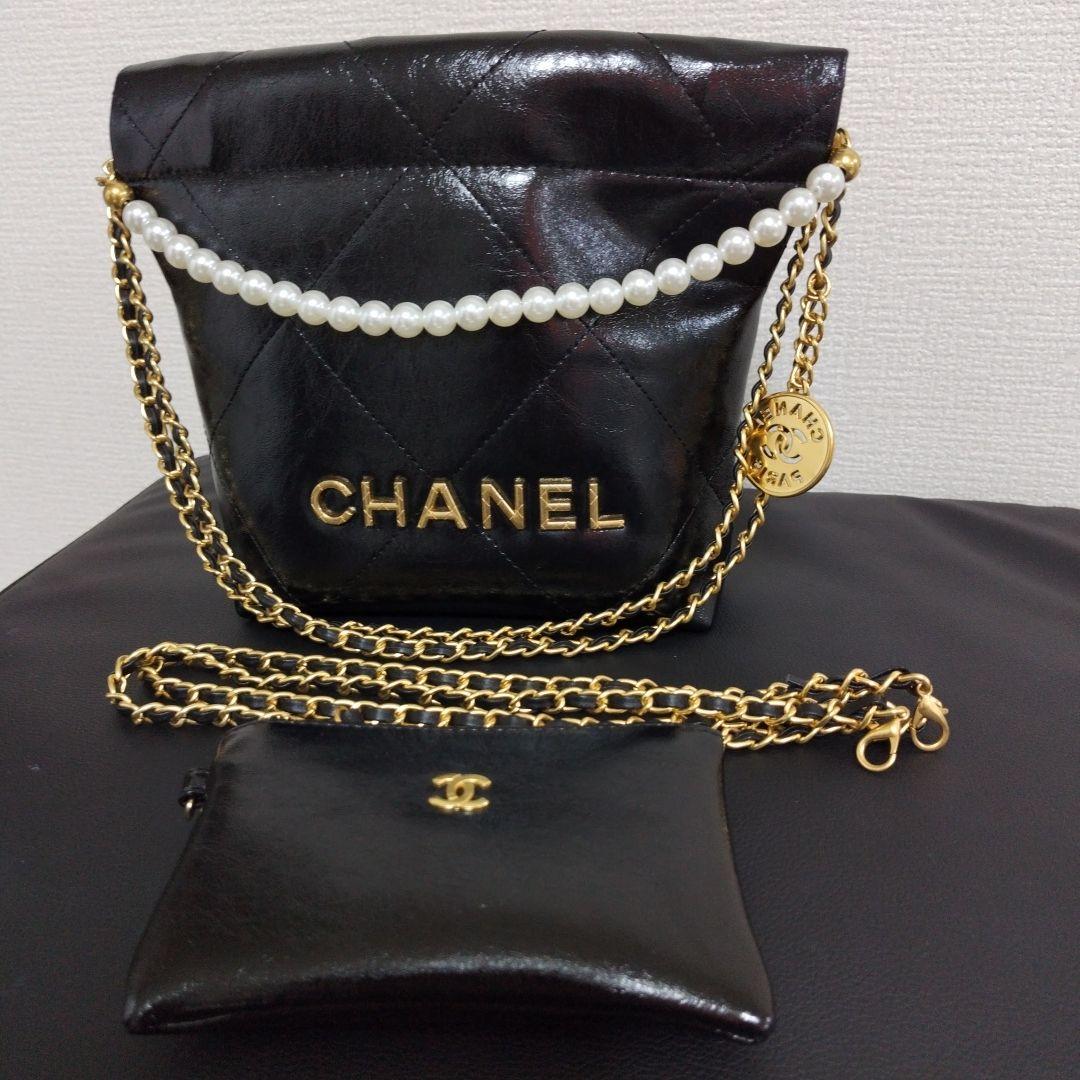 ✨VIP限定✨非売品 ノベルティ チェーンバッグ パール ポーチ付き