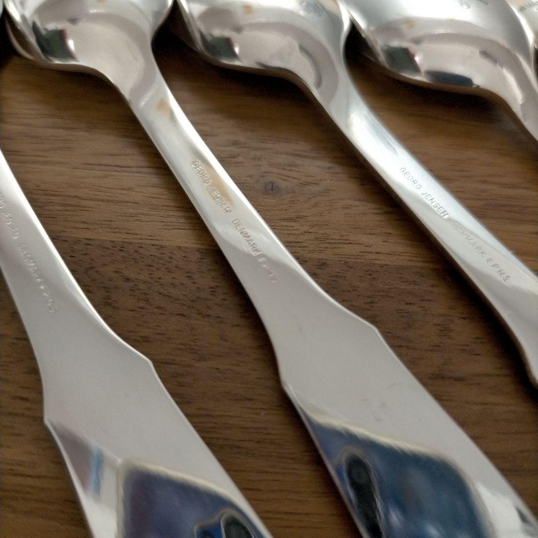 ジョージジェンセン スプーン 5本 カラトリー E.P.N.S刻印