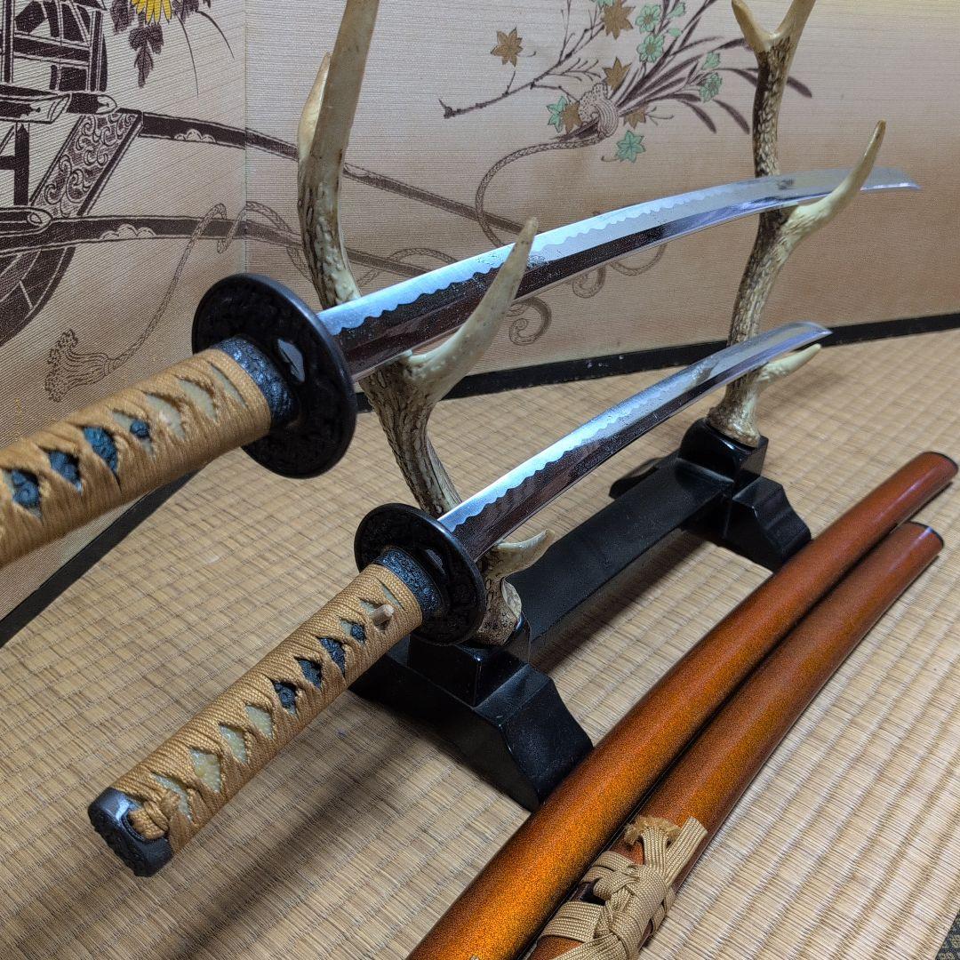 模造刀 2本セット　スタンド付き